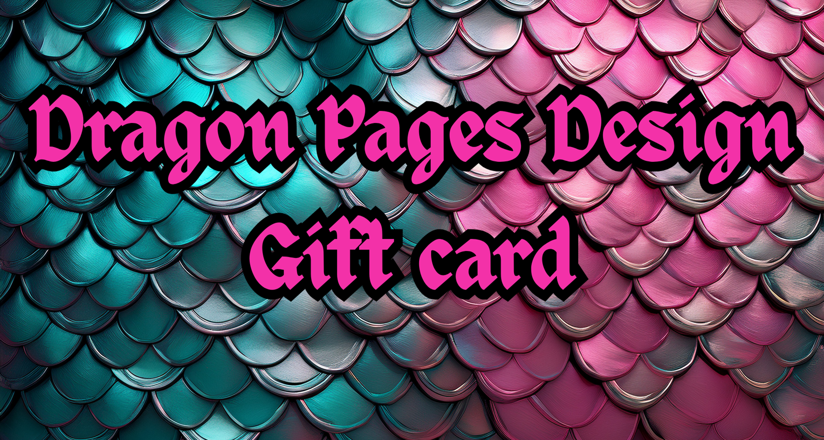 Dragon Pages Design Gift Card