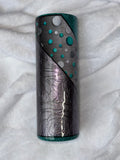 Purple/Teal Rose 20oz Tumbler