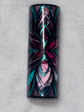 Pink/Teal Abstract Petals 30oz Tumbler