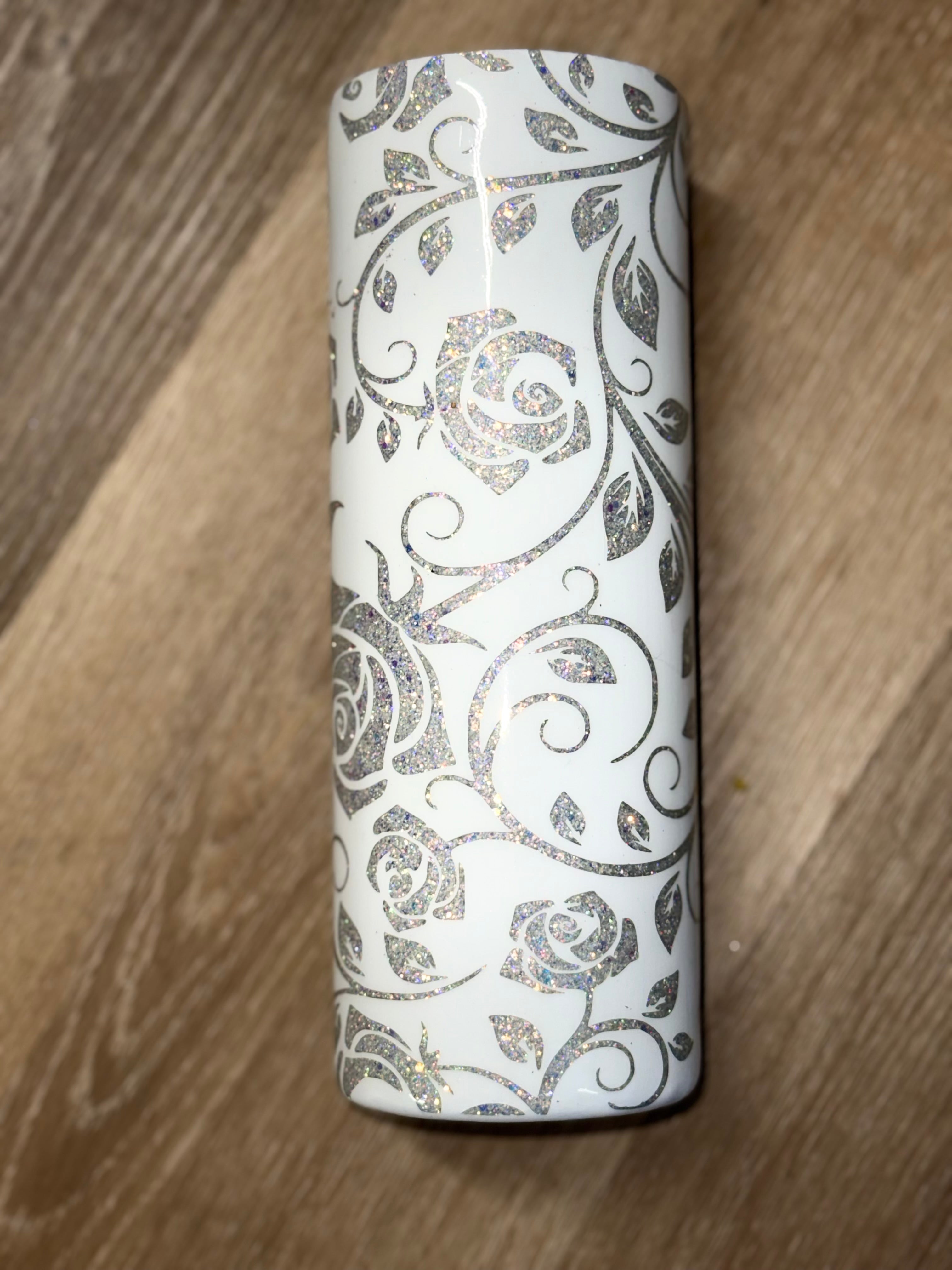 White Rose Peekaboo 20oz