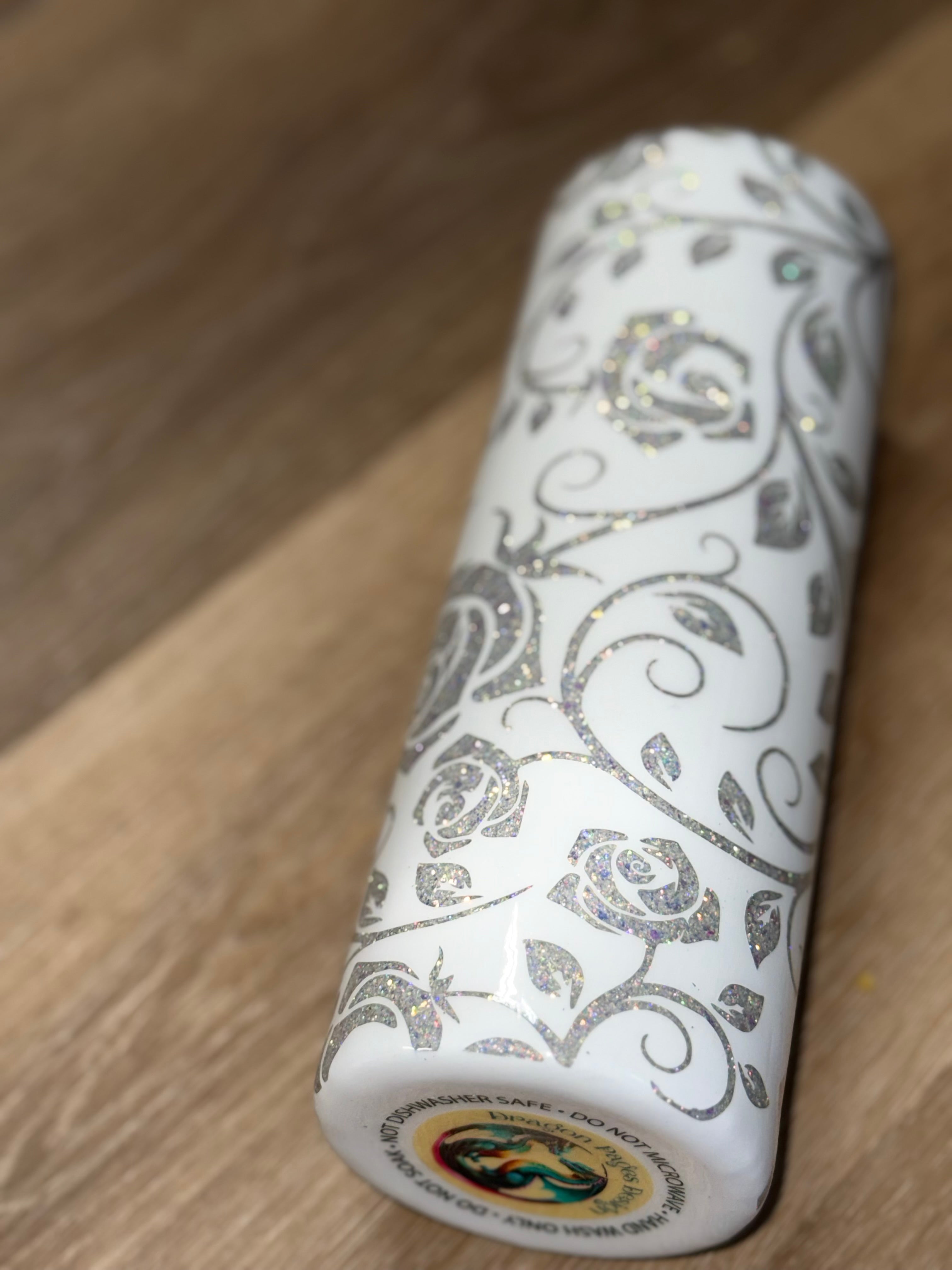 White Rose Peekaboo 20oz
