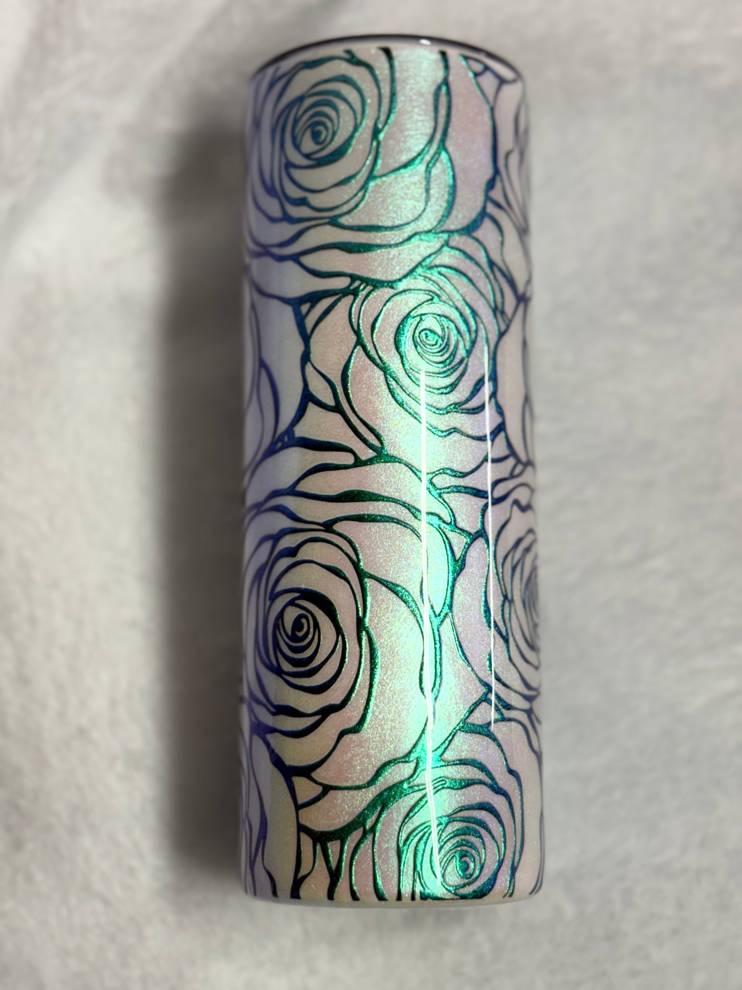 Colorshift Roses 20oz Tumbler