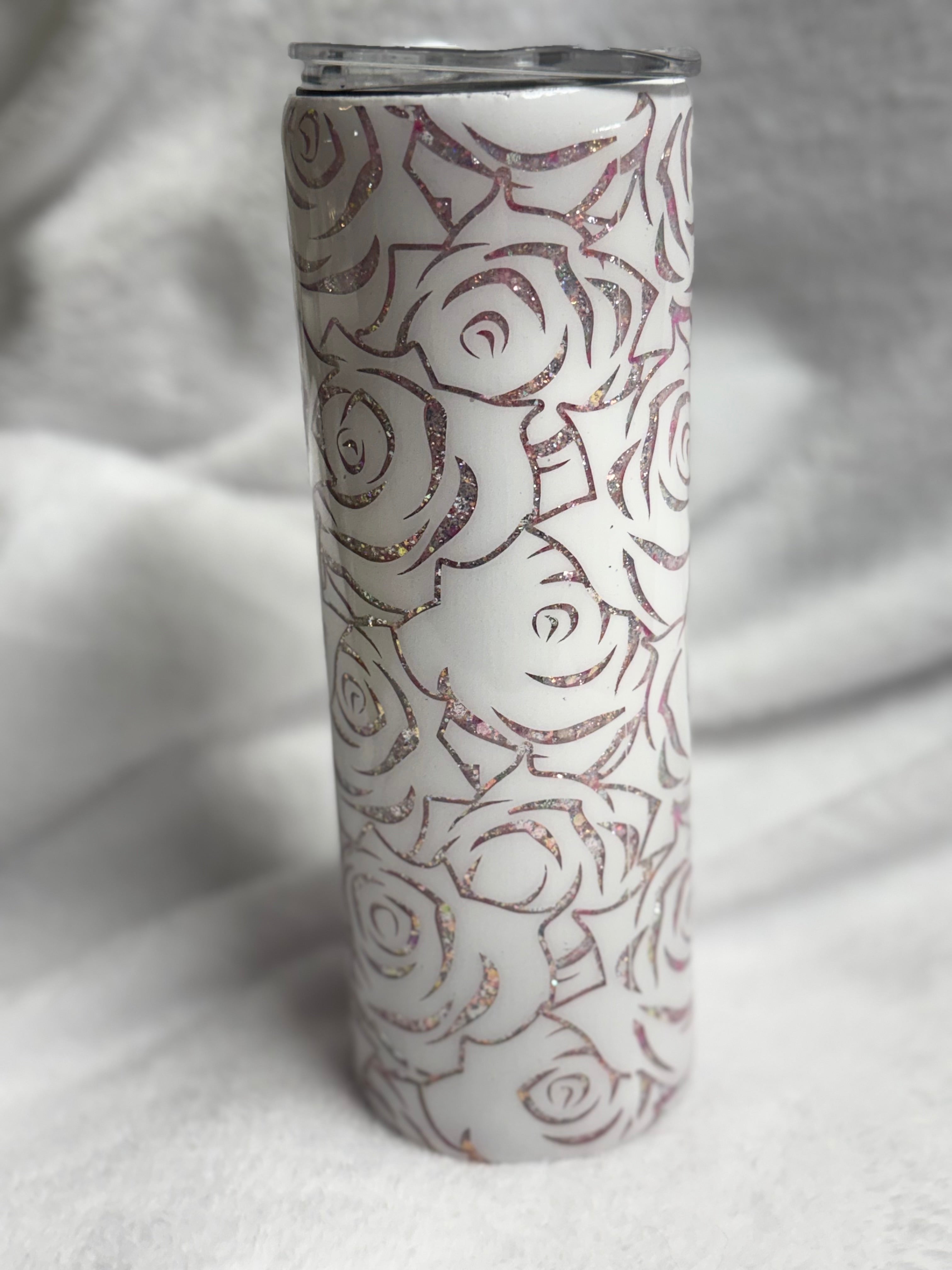Pink Roses 30oz Tumbler