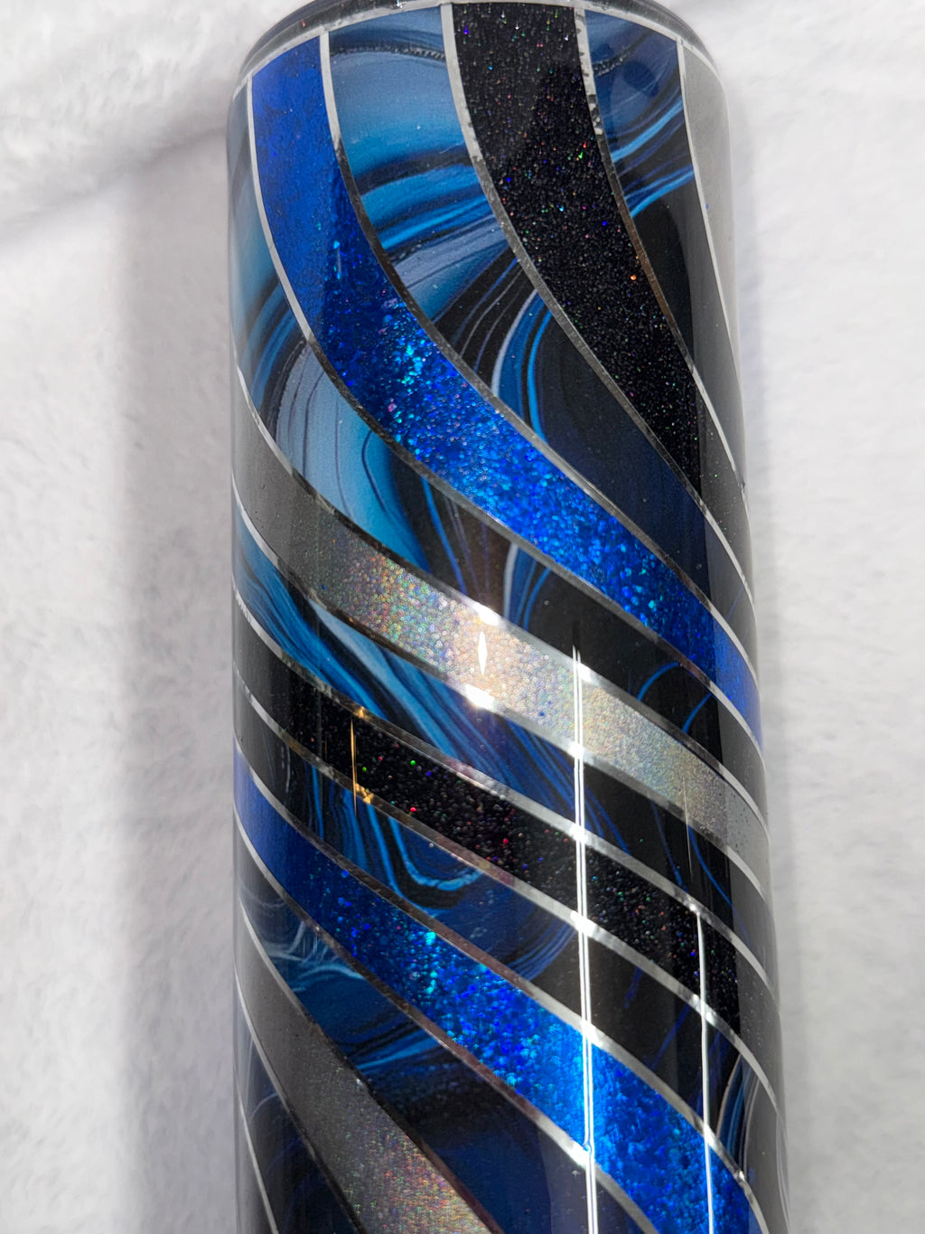 Blue Twisted Oil Slick 20oz Tumbler
