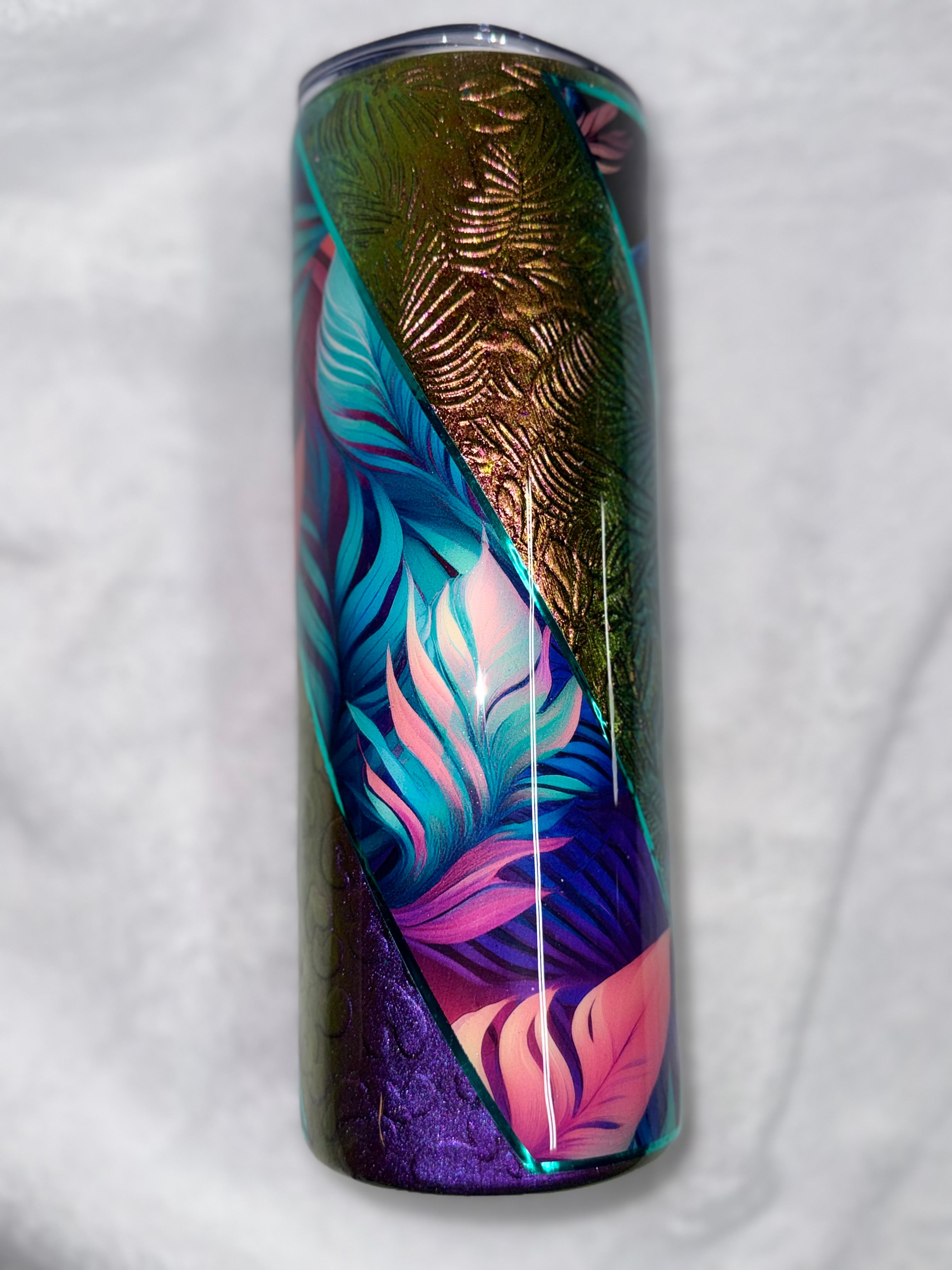 Colorful Leopard 20oz Tumbler
