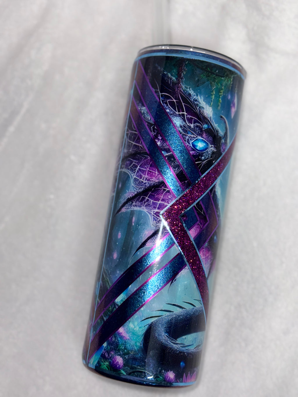 Purple Dragon 20oz Tumbler