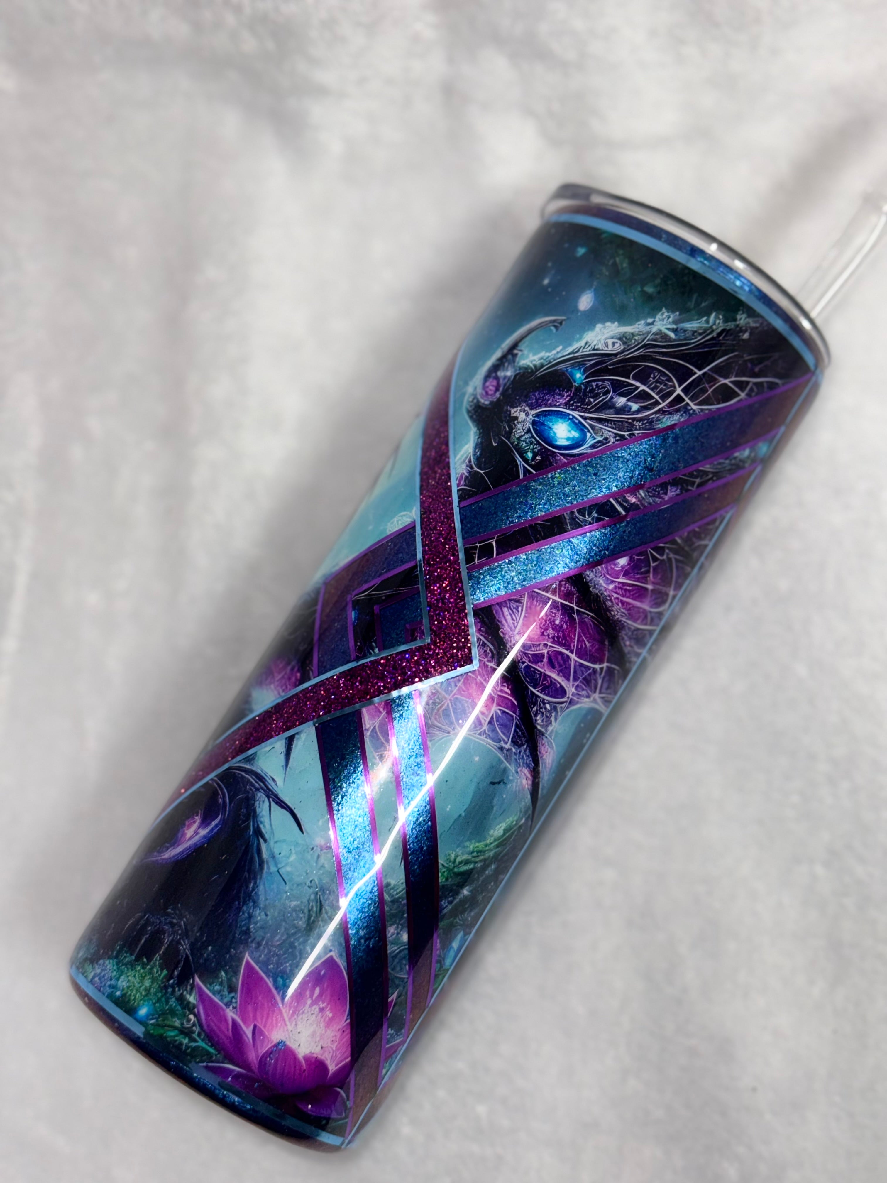 Purple Dragon 20oz Tumbler