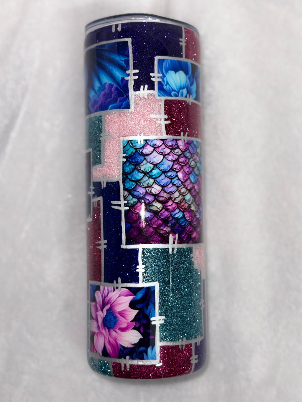 Dragon Glow Patchwork 20oz Tumbler