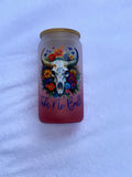Take No Bull 16oz Glass