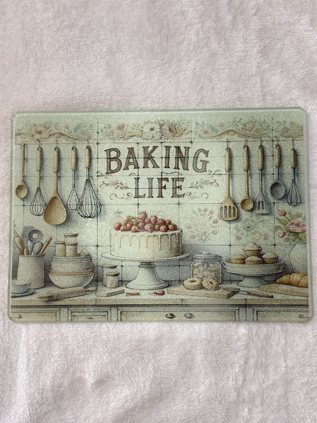 Baking Life Cutting Board