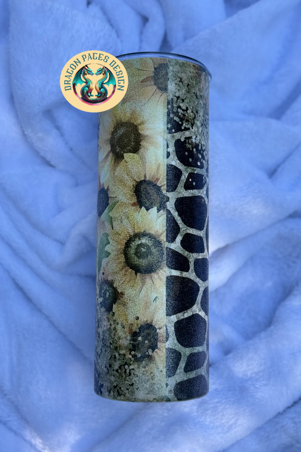 Mama Giraffe 20oz Glitter Tumbler
