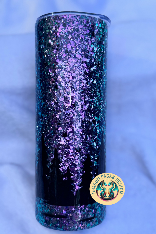 Mountain Tree Line 20oz Tumbler