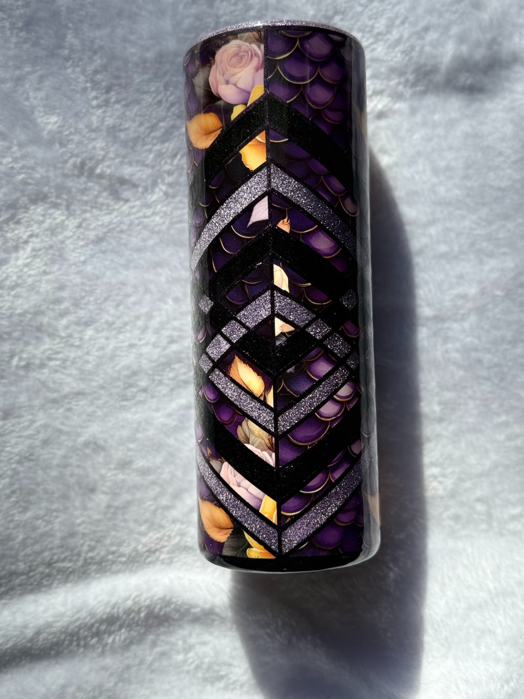 Purple Floral Scale 20oz