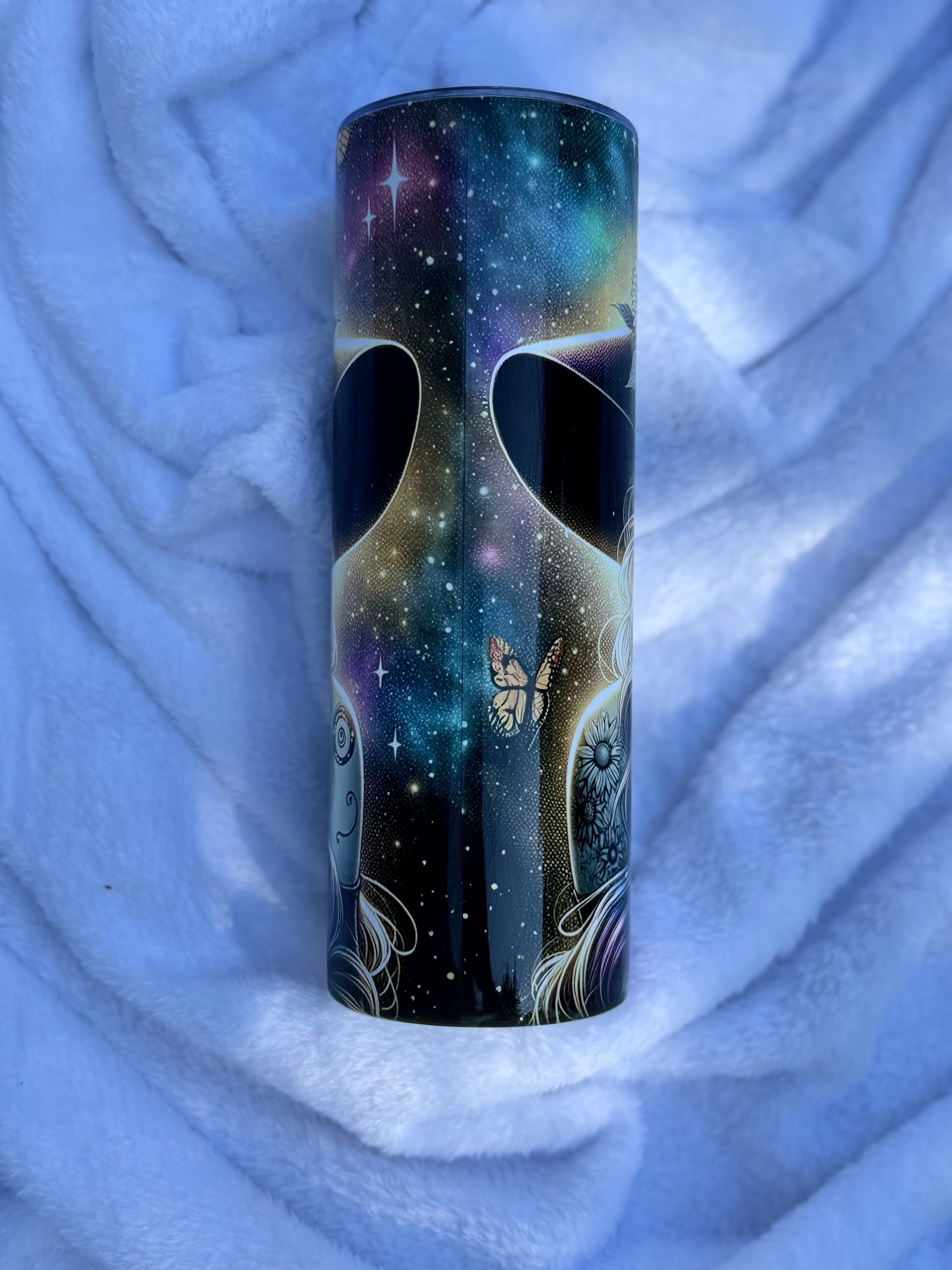 Colorful Tattoo Coffee Girl 20 oz Tumbler