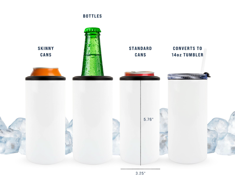 Custom 4-in-1 Can Cooler