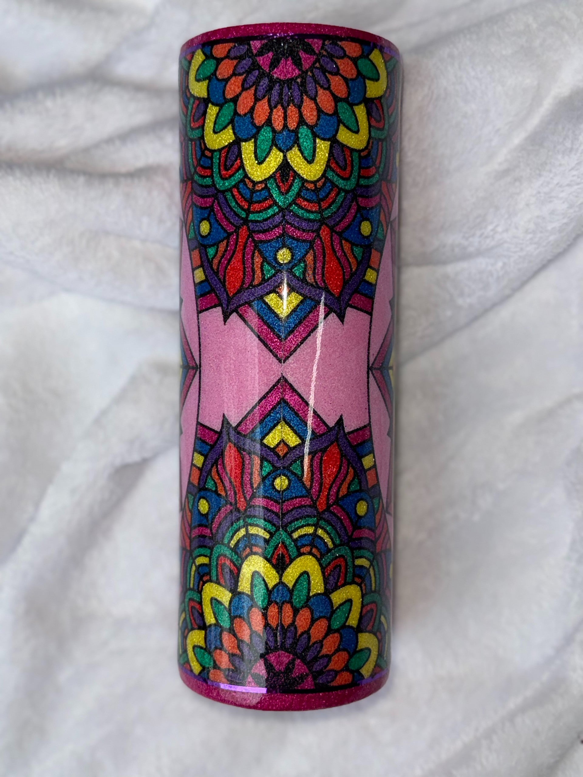 Pink Mandala 30oz Tumbler
