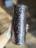 Rose Gold Heart Peekaboo 20oz Tumbler