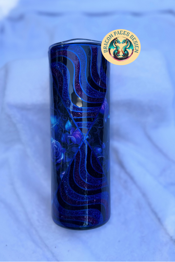 Dark Crystal Roses 20oz Tumbler