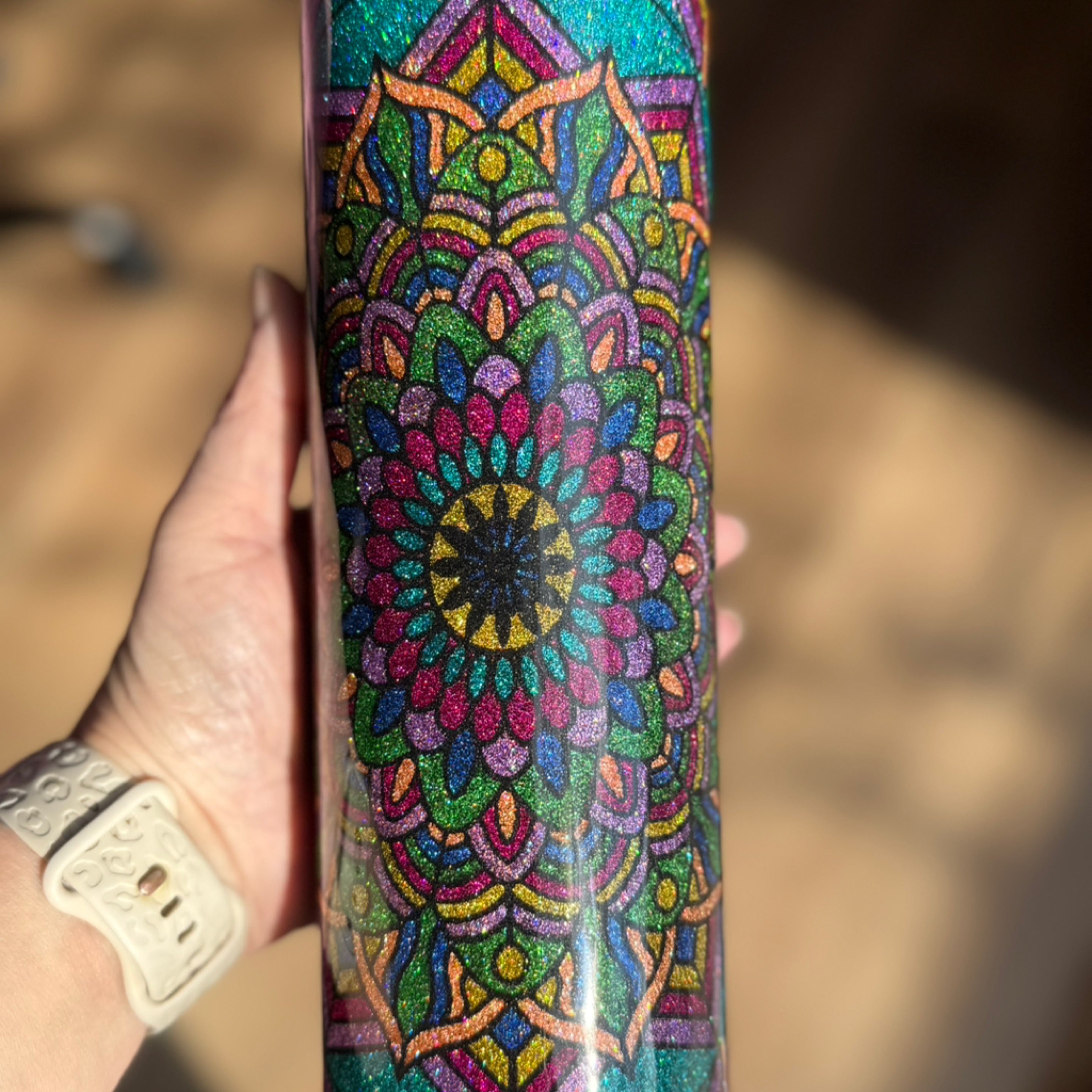 Teal Mandala 30oz Tumbler