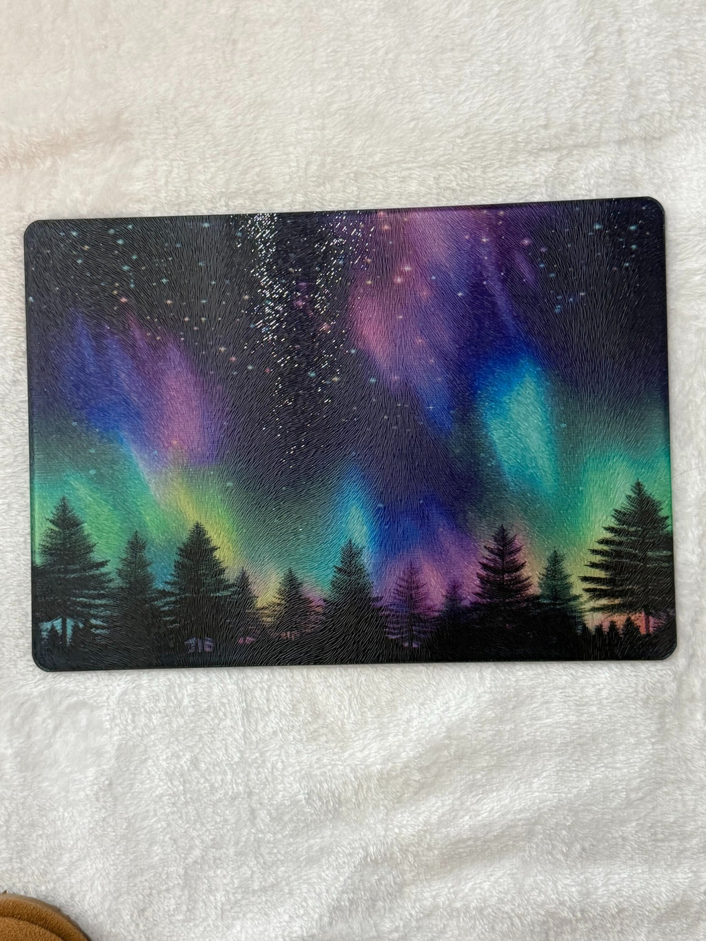Northern Lights Cutting Board