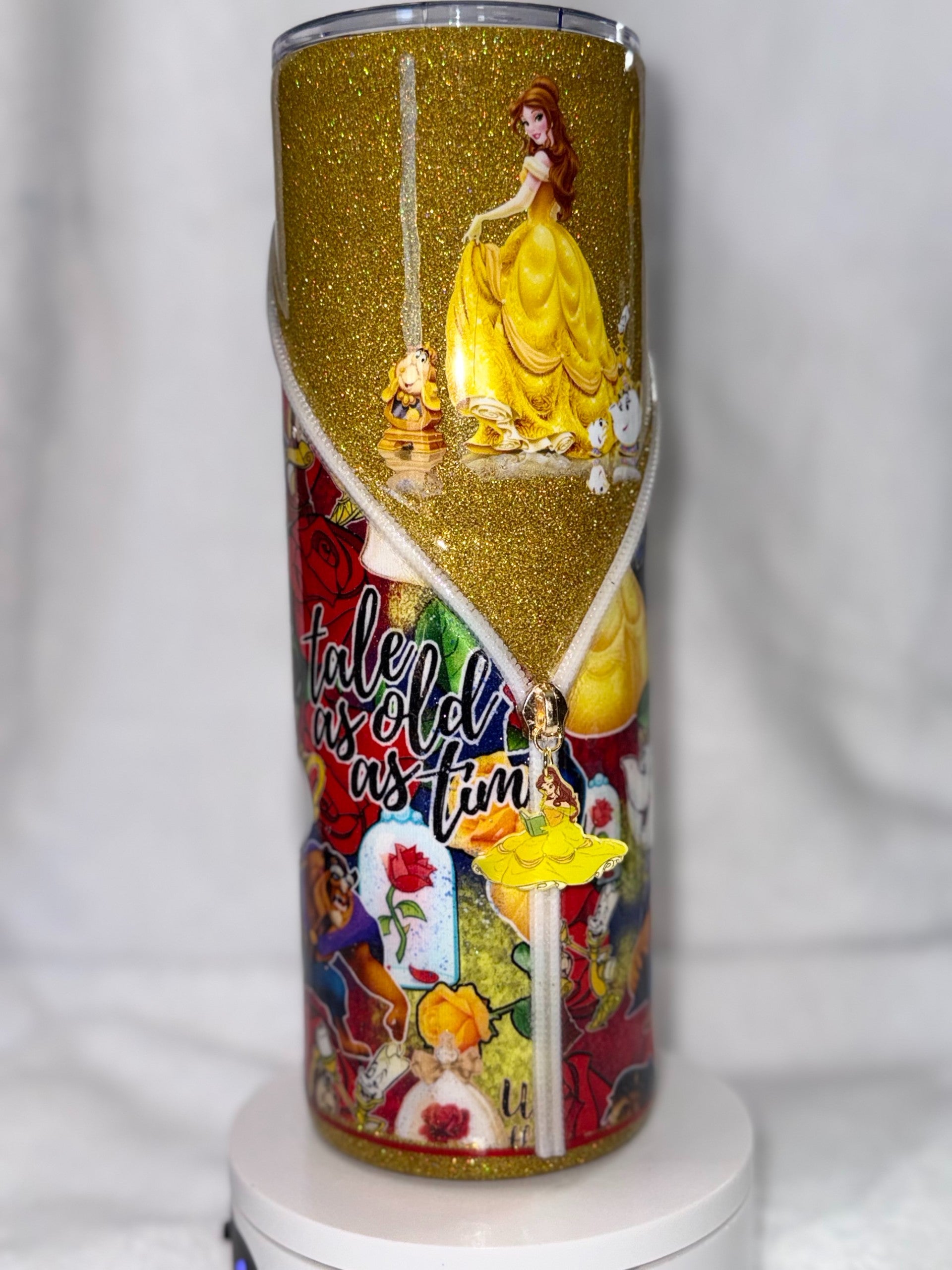 Princess 30oz Zipper Tumbler
