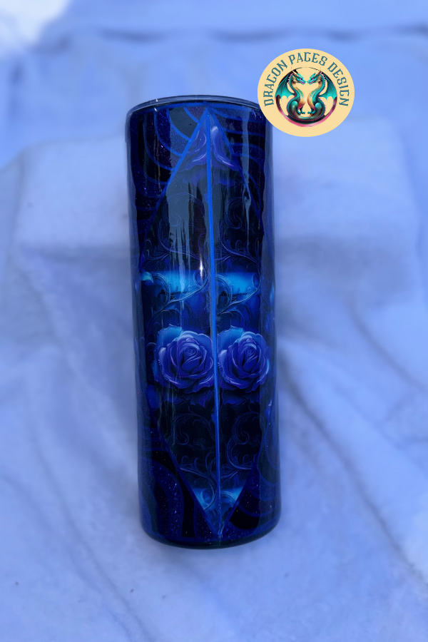 Dark Crystal Roses 20oz Tumbler