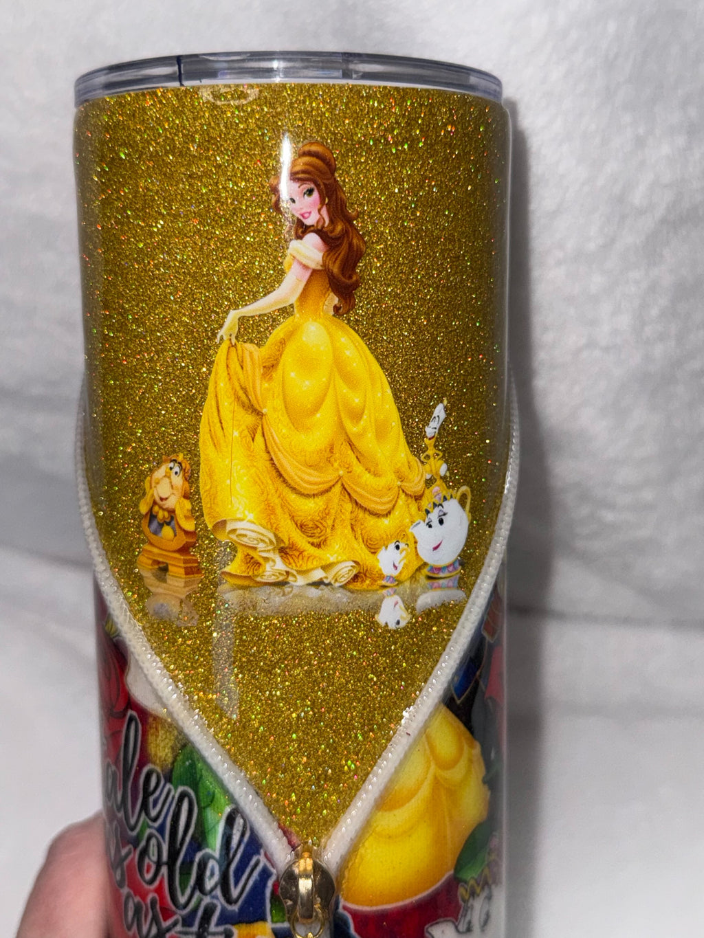 Princess 30oz Zipper Tumbler