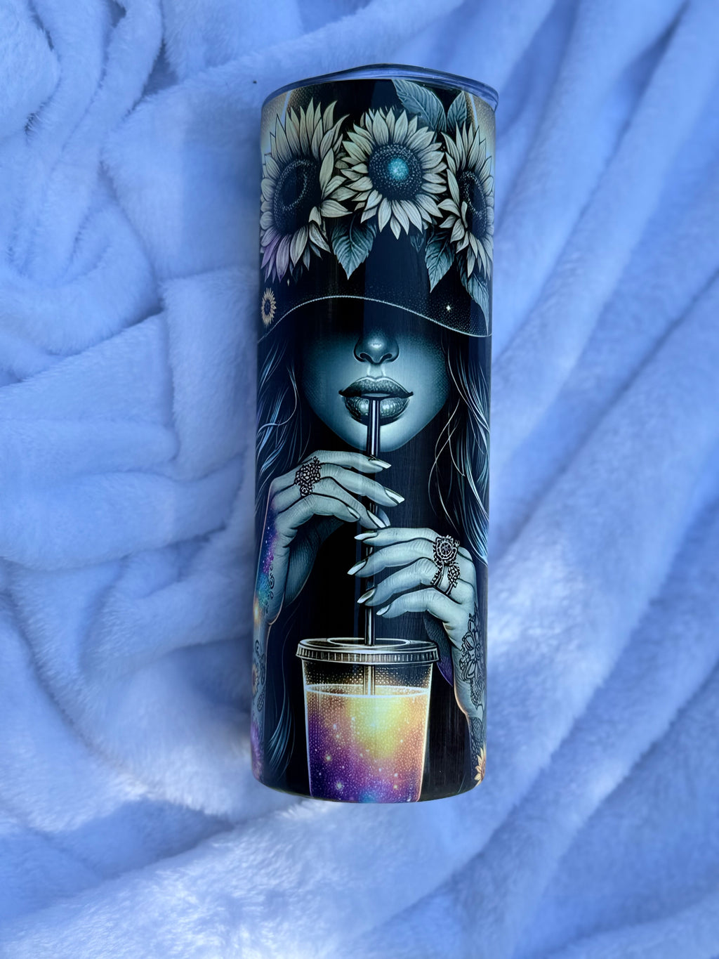 Colorful Tattoo Coffee Girl 20 oz Tumbler