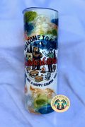 Camping 20oz Glow in the Dark Tumbler