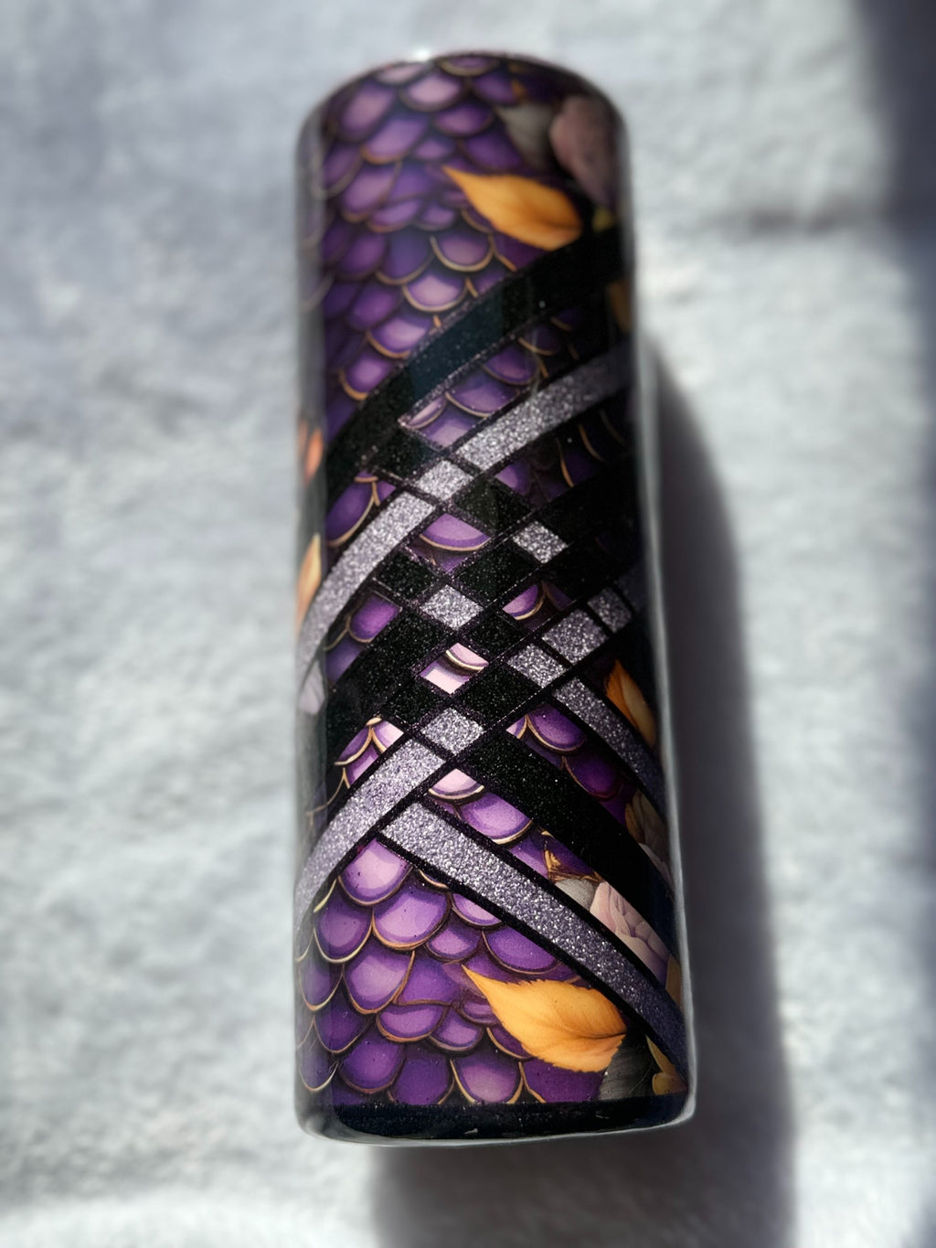 Purple Floral Scale 20oz