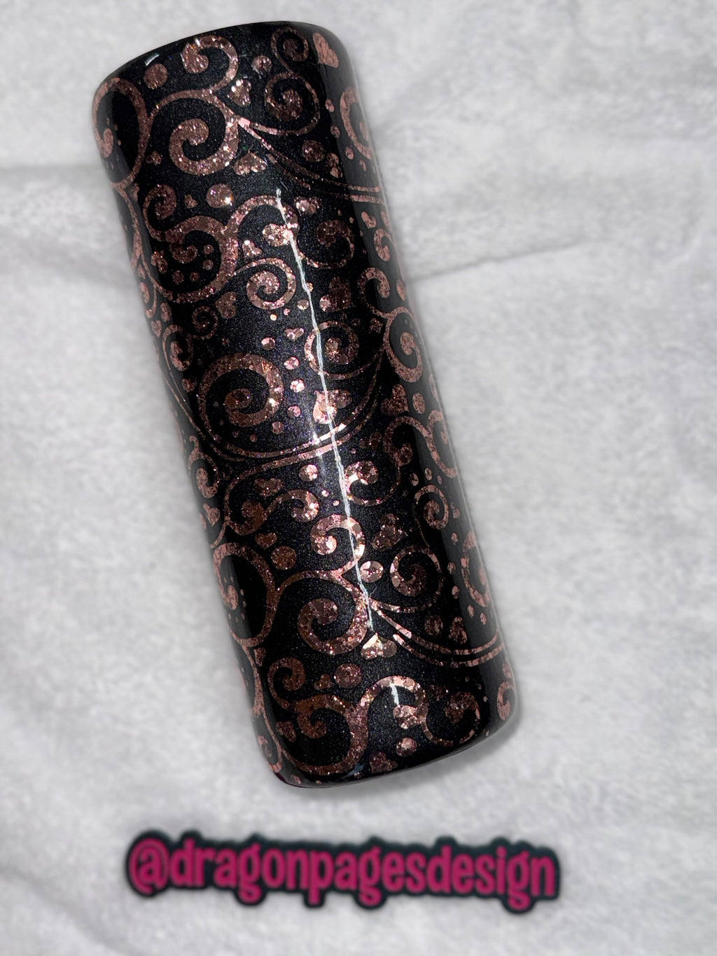 Rose Gold Heart Peekaboo 20oz Tumbler