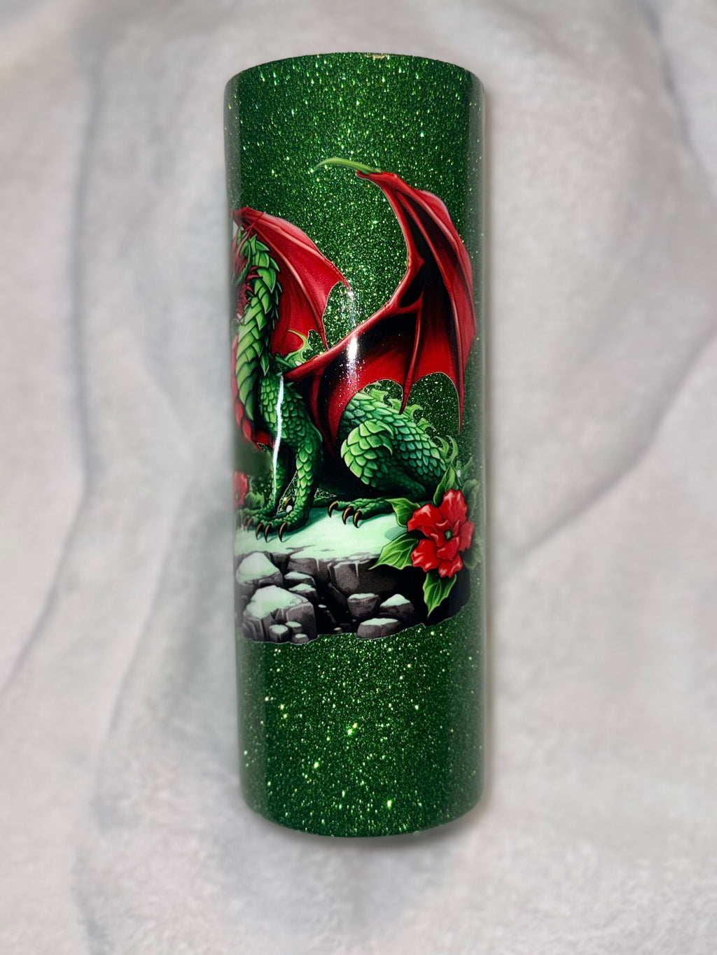 Green Christmas Dragon 20oz
