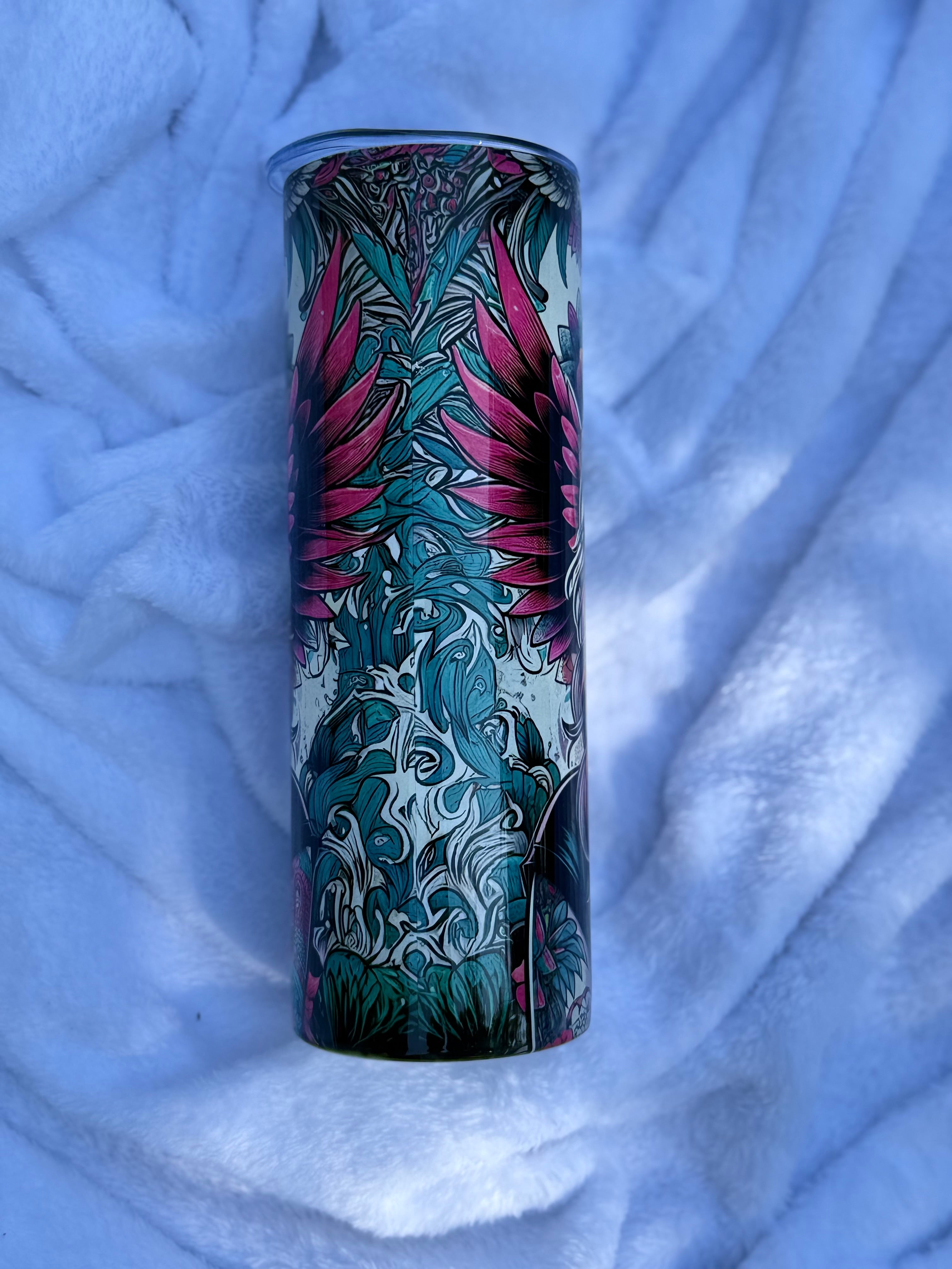 Coffee Girl with Wings 20oz Tumbler
