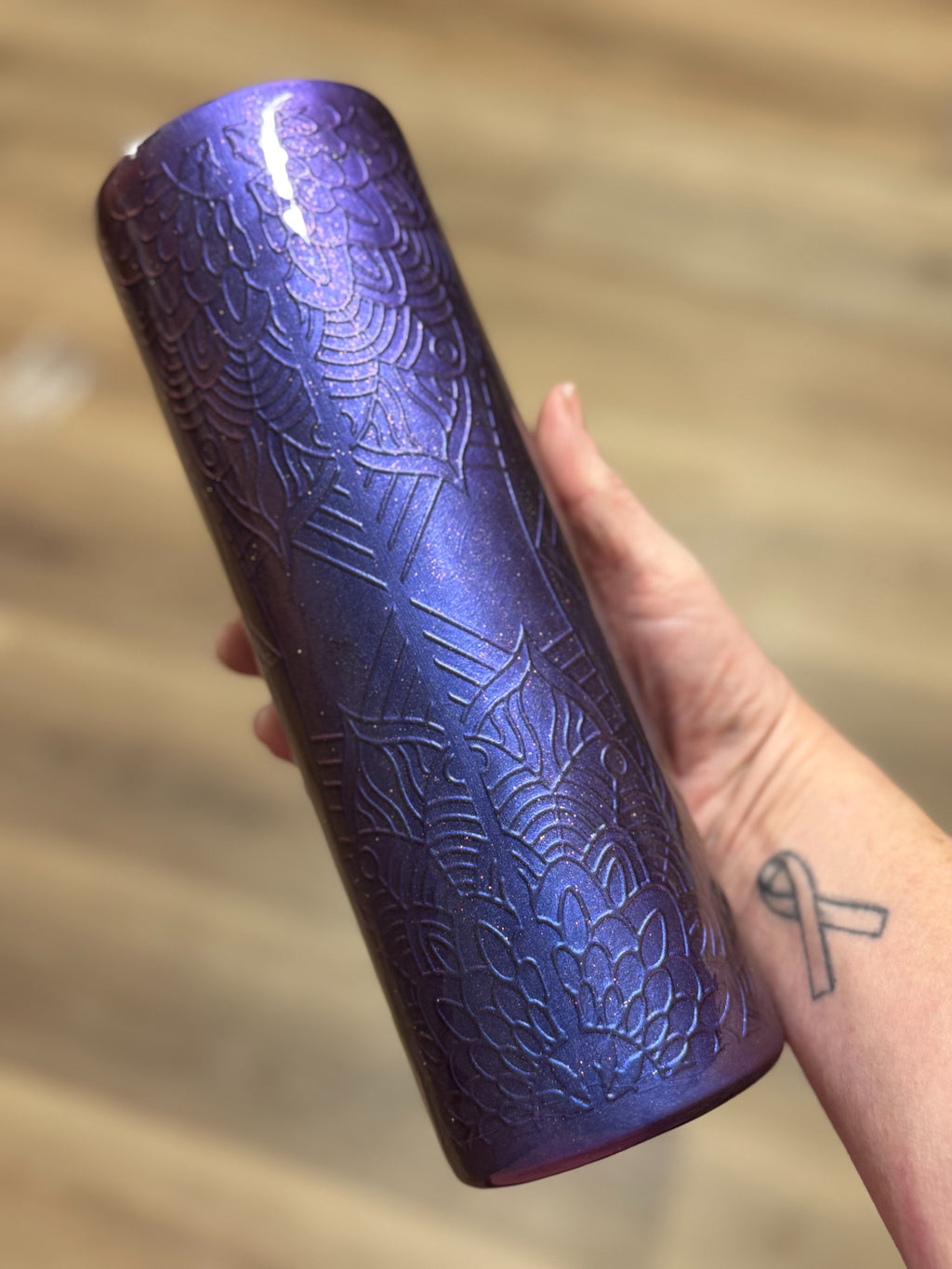 Purple Mandala 30oz Tumbler