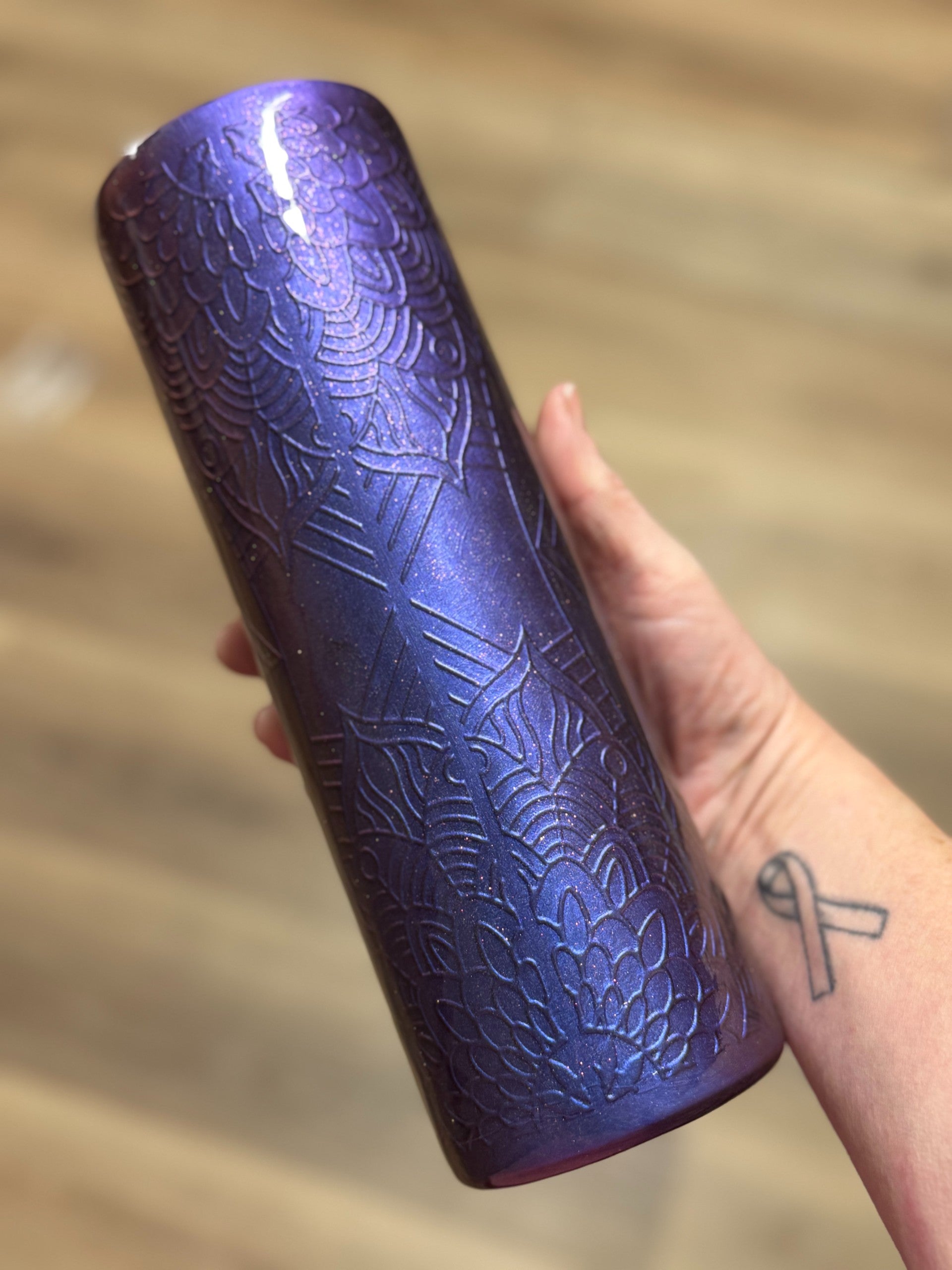 Purple Mandala 30oz Tumbler