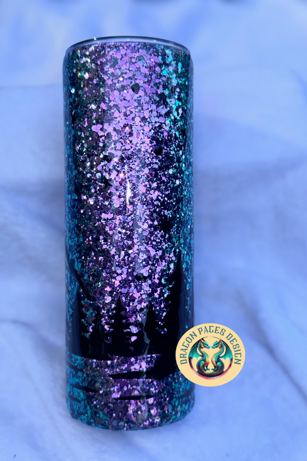 Mountain Tree Line 20oz Tumbler