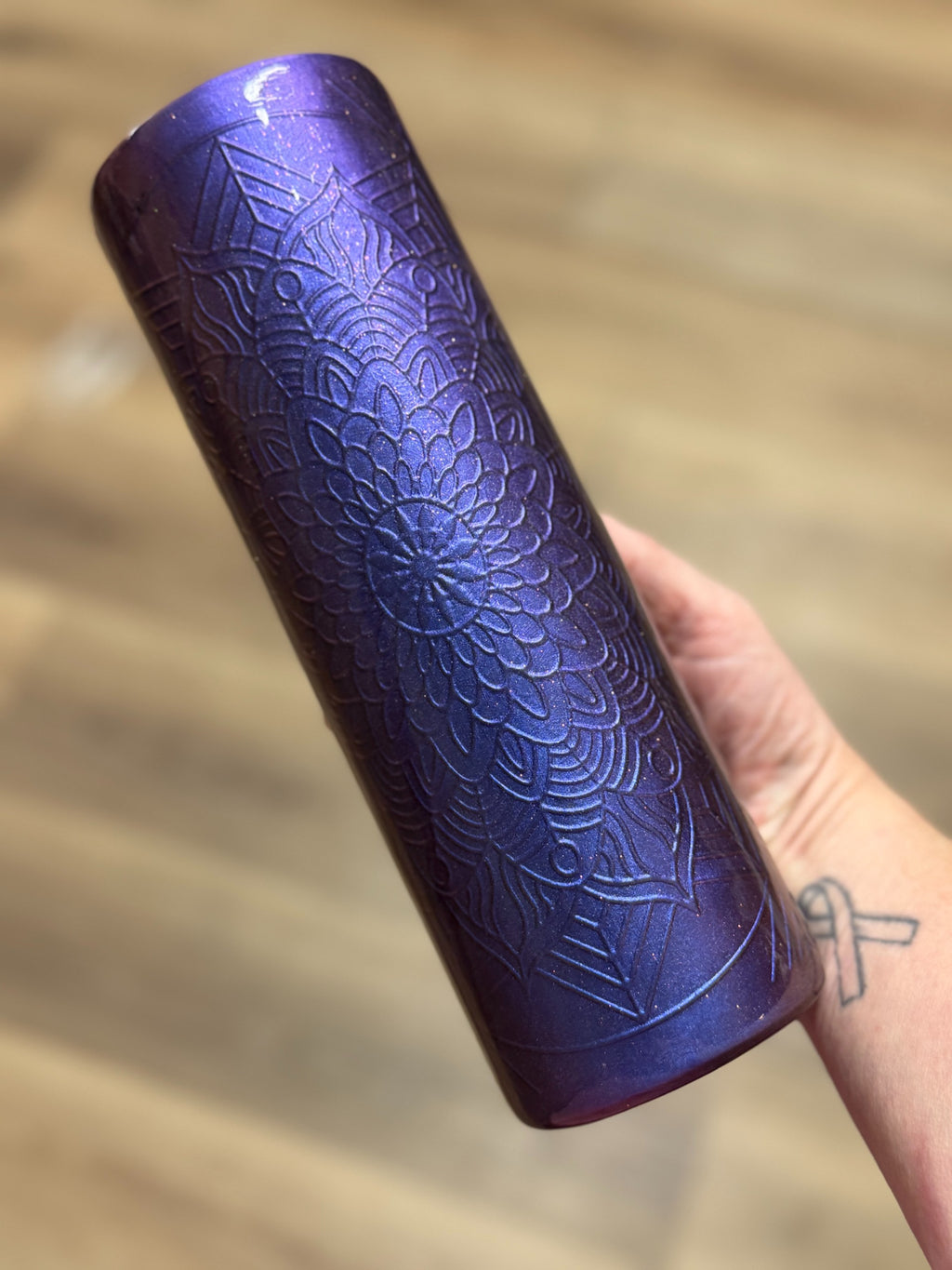 Purple Mandala 30oz Tumbler