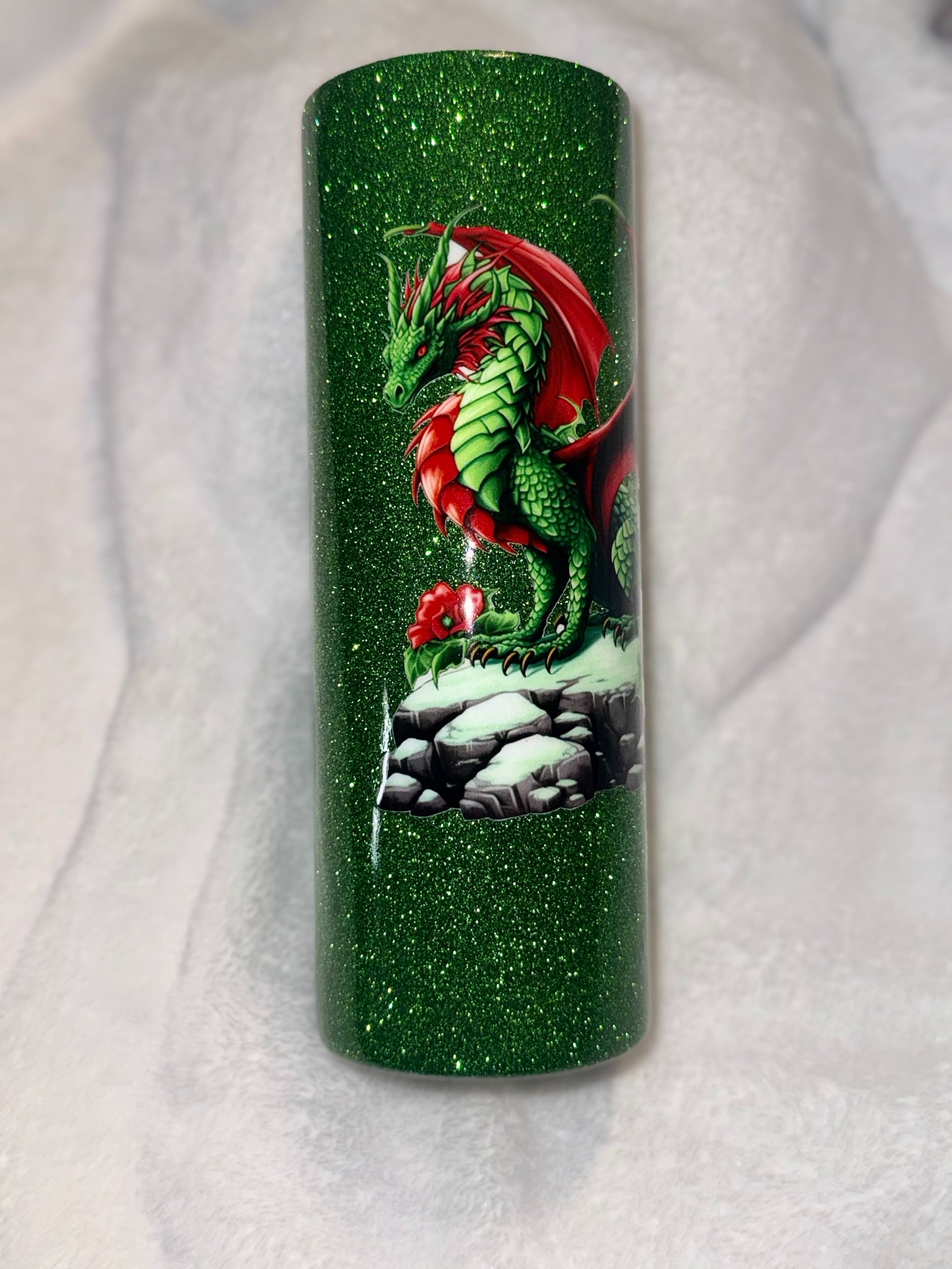 Green Christmas Dragon 20oz