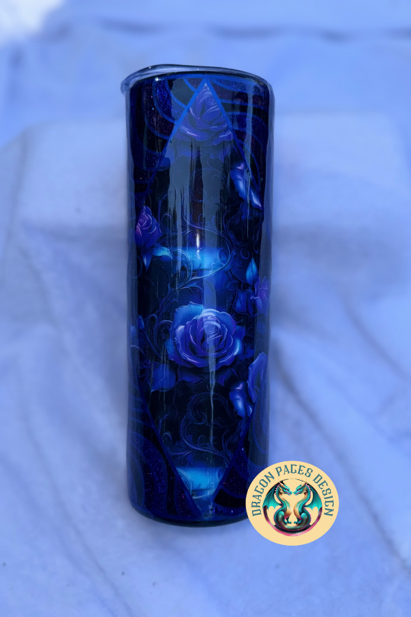 Dark Crystal Roses 20oz Tumbler